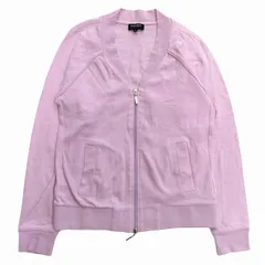 美品 エスカーダ ESCADA SPORT ジップアップ ジャケット カットソー カーディガン パンチング 切替 ラグランスリーブ S ピンク レディースのサムネイル