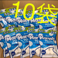 【単品セット】カンロ　マロッシュ　ヨーグルトソーダ味　10袋セット　新食感