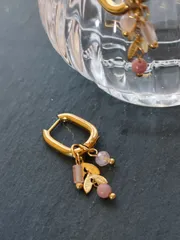 ピアス フープピアス 18金 金属アレルギー対応 レディース サージカルステンレス 18k 50代 40代 30代 両耳用 医療用