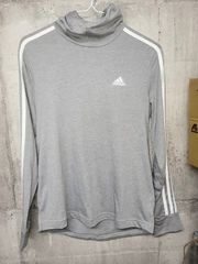 新品タグ付き アディダスレディースフーディー【グレー系】M・L２サイズadidas/運動/ランニングに/ルームウェアに