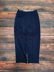 【 POLO GOLF / RALPH RALPH 】 POLYESTER 100%　SLACKS　NAVY　【 W32 L30 】ポロゴルフ　ラルフローレン　スラックス　ポリパンツ