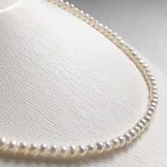 淡水真珠ネックレス -2- 4.0-5.0mm