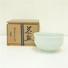 茶碗 抹茶碗 茶器 茶道具 茶の湯 椿園 紘進 在銘 木箱 共箱 - メルカリ