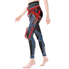 ひざらくテーピングスパッツ　７分丈［F-34］