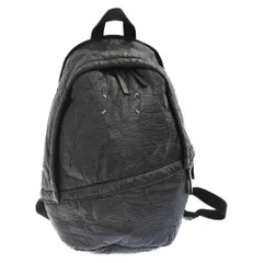 Martin Margiela (マルタンマルジェラ) シワ加工 ナイロン バックパック リュック 鞄 ブラック S55WA0009のサムネイル