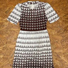 ’70s 昭和レトロ 総柄ワンピース 半袖 サイズ9 レディース Ladies 70年代 ヴィンテージ ユーズド USED 古着