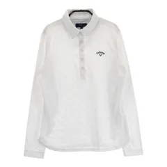 サイズ：L CALLAWAY キャロウェイ  長袖ポロシャツ 総柄 ホワイト系 [240101433794] ゴルフウェア レディース ストスト