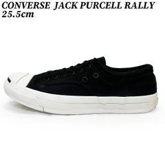 コンバース ジャックパーセル ラリー キャンバス ブラック 25.5cm CONVERSE JACK PURCELL RALLY 1CK532