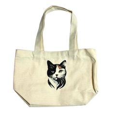 三毛猫の刺しゅうトートバッグ（小）