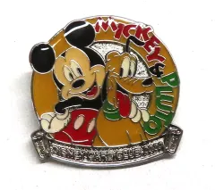 【中古】バッジ・ピンズ ミッキー＆プルート ピンバッジ 「ディズニー」 JCBディズニーカードクラブ限定記念グッズ