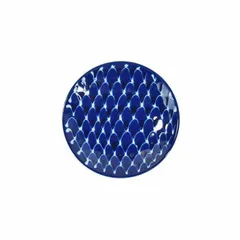 18145　琉璃 小皿 網絵のサムネイル