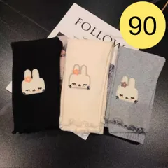 【A52】海外ベビー服 90 スパッツ レギンス ３足セット