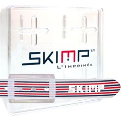 SKIMP プリントベルト メンズ レディース ゴム ゴルフ スノボ 防水  長さ約140cm 幅約3.4cm スキンプ【ストライプ1】