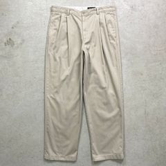 00年代 Eddie Bauer エディーバウアー 2タック ワイドチノパンツ メンズW36 