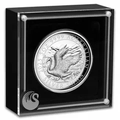 オーストラリア　カンガルー　プルーフ　銀貨　2001　1オンス　証明書　箱付き 25524DAX-5