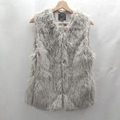 ◇ ⊇ Bershka ベルシュカ ファーベスト サイズEUR M グレー レディース E  【1502030003260】