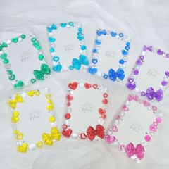 【B8サイズ】気まぐれレジン9 クリアカラー/ラメ入り/パーツ多め