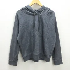 G■ローレン・ラルフローレン/Lauren Ralph Lauren プルオーバーパーカー【L】灰/men's/55【中古】■