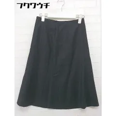 ◇ BALLSEY ボールジィ TOMORROWLAND 膝下丈 フレア スカート サイズ36 ブラック レディース  【中古】 【1110280005257】