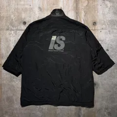 i.s. ISSEY MIYAKE(アイエスイッセイミヤケ) 88's ”is”logo reversible leather coat/リバーシブルレザーコート 9(XLサイズ程度) ブラック IS TSUMORI CHISATO DESIGNのサムネイル
