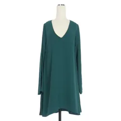 メゾンマルジェラ 1 Maison Margiela 1 13AW スリット Vネックワンピース ドレス 長袖 38 グリーン 緑 S31CT0696 国内正規のサムネイル
