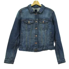 ギャップ デニムジャケット Gジャン アウター レディース Lサイズ ブルー GAP 【中古】
