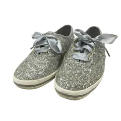 KATE SPADE ケイト スペード × KEDS ラメローカットスニーカー  シルバー系 EU37.5 レディース [240101377115]