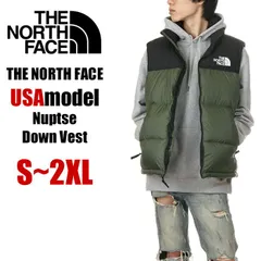 【新品・未使用】【タイム】【USAモデル】ノースフェイス ダウン ベスト メンズ THE NORTH FACE ザノースフェイス ダウンベスト 1996レトロヌプシベスト フード付き アウトドア ゴルフ 防寒 撥水 軽量 大きいサイズ ブランド カーキ