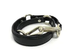 ■美品■ COACH コーチ パテントレザー バッグ用 ショルダーストラップ 肩掛け レディース ブラック系 DI2441