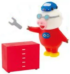 【中古】トレーディングフィギュア 3.こぶた(スパナ・ツールケース)付 「パンどろぼう フィギュアコレクション 第5弾 BOX版」