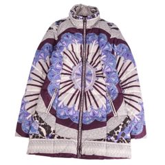 美品 エミリオプッチ EMILIO PUCCI コート ダウンコート ハイネック