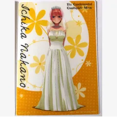 ☆五等分の花嫁☆映画五等分の花嫁クリアポスターコレクション〈一花〉ウエディング姿