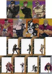 【中古】キャラカード 全14種セット 「ジョジョの奇妙な冒険 第三部 スターダストクルセイダース クリアカードコレクション」