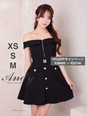 美品✨アナイ ヘリンボンジャガードドッキングワンピース ブラック 38