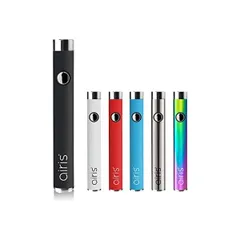 Airistech airis V2.0 Quaser バッテリー 350mAh 510スレッド対応 CBDワックス 電子タバコ 銀