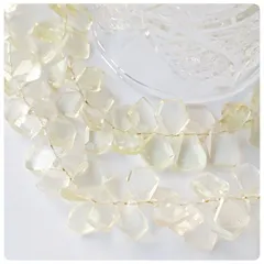 ・レモンクォーツAAA-  ﾗﾌｽﾗｲｽｶｯﾄS  4個