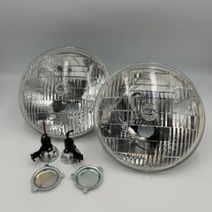 美品】LUCAS ルーカス 丸目 ヘッドライト 7603 当時物 シールド