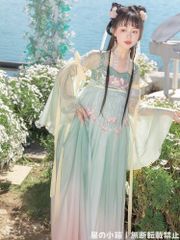 載春归 斉胸襦裙 刺繍入り 新中式 改良 仙女服 中華漢服 H15＃ - メルカリ