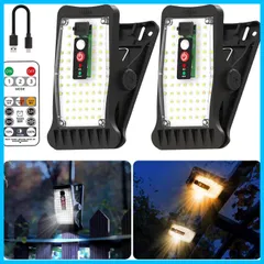 CHAMCHOI ソーラーライト 屋外 センサーライト 屋外 人感 防水 ソーラー クリップ式 3000mAh大容量電池 70LED 3つ知能モード 3色切替 調光機能 タイマー機能 USB充電可 人感センサー ソーラー 日本語取説 ガーデン/壁掛け/庭先/表
