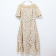 新品 エムズグレイシー 半袖 ワンピース フレアスカート - メルカリ