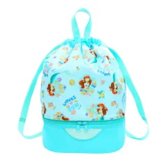 ☆ 25.アリエル ☆ 2WAY ボンサック型 プールバッグ  プールバッグ キッズ ビーチバッグ ナップサック プールバック ビーチバック リュックサック 園児 こども 男の子 女の子 水着バッグ ボンサック 子供 子ども キャラクター グッズ おしゃれ