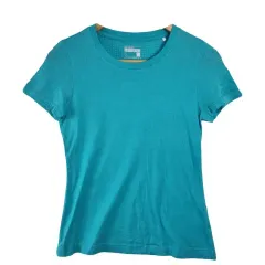 ADIDAS adidas(アディダス) 青 ランニング クール 半袖 Tシャツ S コットン ブレンド