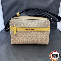◎【未使用品】 マイケルコース ショルダーバッグ Cooper イエロー レディース バッグ MICHAEL KORS モノグラム