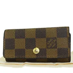 【中古】 ルイヴィトン LOUIS VUITTON ミュルティクレ 4連キーケース ダミエ レザー 保存袋付き N62631 07EJ960