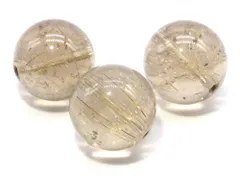 1粒売り ゴールドルチルクォーツ 16mm パワーストーン バラ売り 天然石 パワーストーン ばら売り ビーズ 穴あき 1玉売り