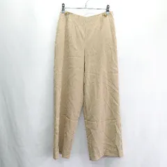 ◇ IENA イエナ サイドファスナーあり 裏地あり ストレートパンツ サイズ34 カーキ系 レディース E  【1405140044201】