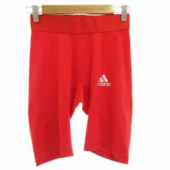 アディダス adidas ALPHA  SKIN スポーツウエア ショートパンツ ハーフパンツ ショーツ ロゴプリント F 赤 レッド CY9170 /HD1009