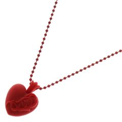 CHROME HEARTS (クロムハーツ) RUBBER HEART ハート ラバーネックレス シリコン BCA307