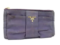 PRADA プラダ テスートナイロン マルチポーチ マルチケース 小物入れ レディース パープル系 DJ7622