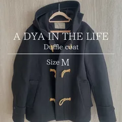 【超美品】【冬物】アデイインザライフ ユナイテッドアローズ 厚手ウール ブラック Mサイズ